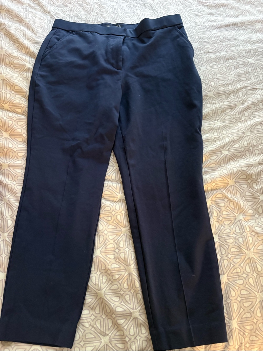 Navy Women’s Dress Pants - Classic Straight Fit